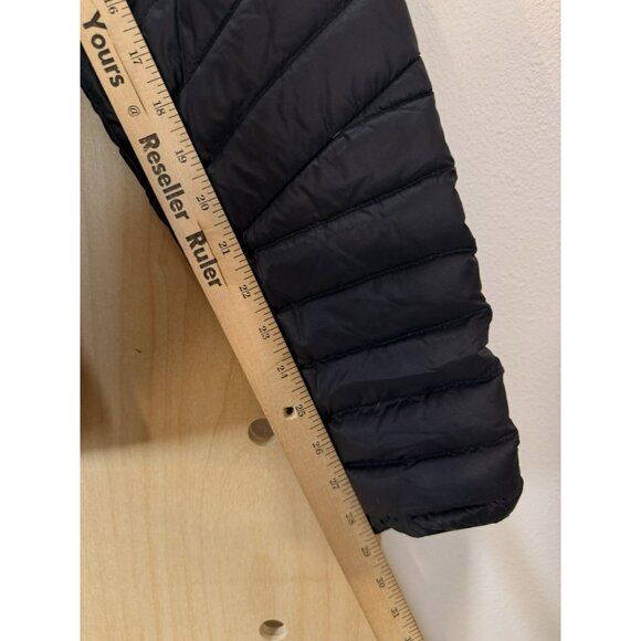Women's Patagonia Down Sweater Hoody Size S Black Puffer Jacket Packable Hoodie - Picture 12 of 16